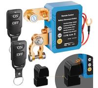 Joinfworld 12V/24V 240A Remote Battery Disconnect Switch, Anti-Interference Kill Power Cut Off Switch with Voltage Protection for Car Truck RV Marine Boat