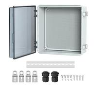 Joinfworld Clear Electrical Enclosure 13"x13"x5" Outdoor Electrical Box