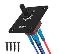 Joinfworld Reverse Polarity Toggle Switch 30A, DPDT Momentary (ON)-Off-(ON)