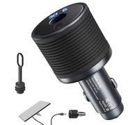 Joinfworld Starlink Mini Car Adapter with Step Up Booster, Starlink Mini Cigarette Lighter Power Adapter with Switch Aluminum DC Female Plug 12V-24V Power Converter to 30V 2A