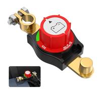 Joinfworld Top Post Battery Disconnect Switch 12V-48V Battery Kill Switch Negative On/Off Battery Switch for Cars, Vehicles, RVs and Boats