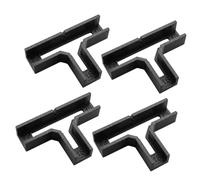 Joining Corner Brackets, T Shaped Polymer Supports for Cabinet Frame Reinforcement, Household Wood Project Tasks Cabinet Brace Shelf Joiner Household Mending Corner Connector Indoor Woodworking Piece