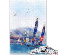 Joining The Race Puzzle 100% Recycled Cardboard Premium Cardboard Jigsaw Puzzle for Adult Children 1000pcs (75x50cm)