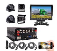 JOINLGO 4CH 4G GPS WiFi 1080P Mobile Vehicle Car Dvr Camera System with 1TB HDD 2.0MP Car Cameras with Night Vision, Weatherproof, Motion Detection, Remote Monitor for Truck Bus RV VAN