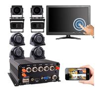 JOINLGO 8-CH GPS WiFi 4G 1080P AHD HDD Mobile Vehicle Car DVR MDVR Video Recorder Kit with 8pcs 1080P 2.0MP Car Camera 10 inch Screen Remote View on PC Phone for Truck Van Bus RV