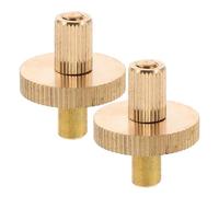 JOINPAYA 1 Pair Double Bass Bridge Screws Split Brass Replacement DIY Music Instrument Fittings for Violin Guitar String Instrument Accessories