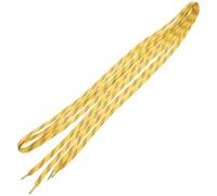 JOINPAYA 1 Pair Yellow Polyester Ice Skates Shoelaces with Performance Wax for Skates and Boots, Repairable by Flaming Tip, for Skating Sports and Hockey Use