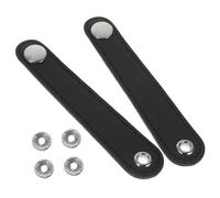JOINPAYA 1 Set Black Adjustable Accordion Bellow Straps with Buckles 13cm Musical Instrument Accessories Leather Shoulder Strap