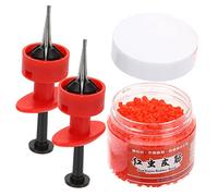 JOINPAYA 1 Set Blood Worm Clips for Fishing Baits Durable Bait Catcher with Ergonomic Design Convenient Clips for Outdoor Use for Maggots and Red Fishing Tackle Accessory