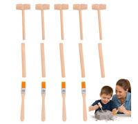 JOINPAYA 1 Set Excavation Dig Tools Kids Archeology Digging Kit Educational Excavation Tools Hammer Brush and Shovel for Kids Stone Set