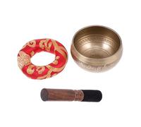 JOINPAYA 1 Set Sound Bowl Sound Bowl Healing Bowl Relaxation Bowls Meditations Singing Bowl Meditation Bell Bowl Gong Bowl Prayer Bowl Holder Meditation Tool Yoga Bowl Copper