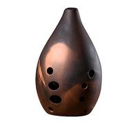 JOINPAYA 10 Holes Ceramic Ocarina Chinese Traditional Xun Instrument Ancient Music Flute for Beginners and Artists Random Style