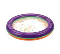 JOINPAYA 10-inch Ocean Drum Wave Beads Plastic Hand Drum Musical Toy for Children Early Education Preschool Performance Gentle Sea Sound Instrument