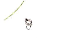 JOINPAYA 10-meter Elastic Parrot Leash Training Rope Size 5 Claw Ring for Bird Flight Safety Sturdy Pet Harness for Parrots and Flying Birds Random Color