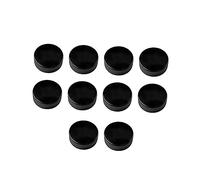 JOINPAYA 10 Pcs Professional Rubber Ice Hockey Pucks Standard Training Sports Supplies for Indoor Hockey Black Durable High Hardness for Ages