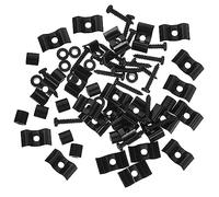 JOINPAYA 10 Sets Black Electric Guitar String Retainer Metal Press String Trees Tension Stabilizer for Headstock Accessories Guitar Parts