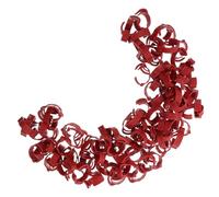 JOINPAYA 100 Pcs Adjustable Chicken Leg Bands for Poultry Identification, Reusable Red Pe Rings Inner Diameter 16-18.5mm for Ducks and Birds, for Farm Supplies and Poultry Management