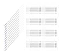 JOINPAYA 100 PCS Heat Erasable Fabric Marker Pen Refills, White Disappearing Ink Textile Markers with Thin Tips for Sewing Quilting Dressmaking, Iron Erase Pen for Tailors and Seamstress