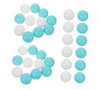 JOINPAYA 100Pcs Ball Pit Balls for Playhouse and Birthday Party Indoor Outdoor Use Green White Safe Lightweight Enhancing Color Recognition and Social Play