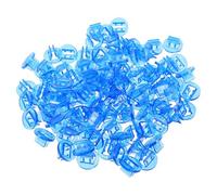 JOINPAYA 100pcs Blue round Card Holders for Board Games 0.8 Inch Game Piece Stands and Business Name Card Organizers for Table Numbers, Menus, and Labels