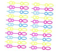 JOINPAYA 100Pcs Bubble Blower Fun Outdoor Bubble Wands Plastic for Teens Random Color Random Color