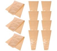 JOINPAYA 100PCS Floral Wrapping Sleeves Bouquet Bags Bulk, Kraft Paper Single Flower Sleeve for Florist Supplies, Wedding and Valentine’s Day Flower Packing Bags