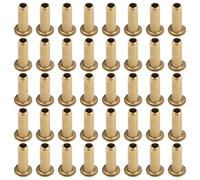 JOINPAYA 100pcs Lyre Harp Hollow Rivets 8mm X 2.5mm Metal Tubular Eyelets for Harp String Repair Musical Instrument Accessories Professional Maintenance