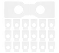 JOINPAYA 100pcs Reusable Double-Sided PVC Wine Bottle Tags Hanging Cellar Wine Information Labels Blank Marking Tags for Home Brewing