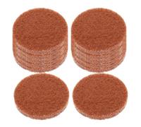 JOINPAYA 100pcs round Aroma Diffuser Pad Essential Oil Cotton Refill Pads, Brown Cotton, Odour Neutralising, for Essential Oil Diffuser and Aroma Pendant, Home and Office