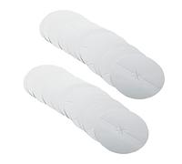 JOINPAYA 100pcs Silver Ear Wax Candle Drip Protectors Heat Reflective Protective Disks for Ear Care Ash Separation for Wax Removal Therapy