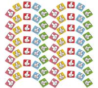 JOINPAYA 100pcs Small Thumb Magnets Soft Rubber Fridge Magnets for Office Fridge and Whiteboards, Not Easy to Fall or Fade, for Home Education and School Competitions