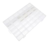 JOINPAYA 103pcs Cross Stitch Thread Organizer Box Set with 36-Compartment Storage Case, 100 Embroidery Bobbins and 2 Numbered Sticker Sheets, DIY Sewing Thread Storage for Handcraft and