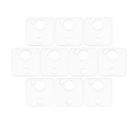 JOINPAYA 10pcs Acrylic Embroidery Floss Drop Winding Organizer Thread Bobbin Holder for Cross Stitch Embroidery Sewing Storage