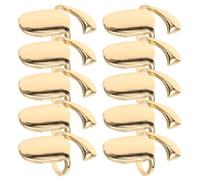 JOINPAYA 10pcs Adjustable Fingernail Rings for Women in Golden Alloy with Enhanced Nail Protection and Easy to Clean Features, Retro Elegant Style Suitable for Daily Office Work and Social