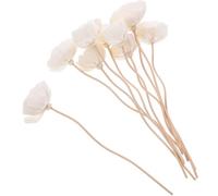 JOINPAYA 10pcs Aroma Diffuser Sticks Set with Flower-designed Rattan, Absorbing Essential Oils and Emitting Fragrance, Chic and Delicate Scent Diffuser Accessory for Home and Office Use