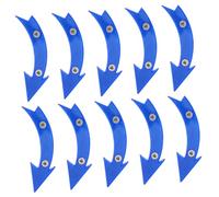 JOINPAYA 10pcs Arrow Shape Bike Wheel Reflectors High Visibility Night Riding Accessories Cycling Safety Reflective Spoke Decorations for Mountain and Road Bikes