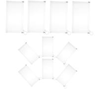 JOINPAYA 10pcs B6 File Bag 21x3x12cm Thickened Document Organizer Portable Multi-use Pen and Pencil Storage Pouch for Office and School Use