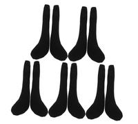 JOINPAYA 10pcs Black Plush Legs for Doll Accessories Soft Stuffed Toy Parts for Custom Clothing and Creative Projects Unique Plush Doll Legs for Handmade Crafts