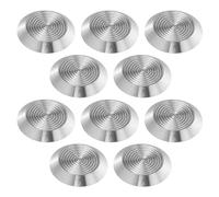 JOINPAYA 10pcs Blind Nail Studs, Stainless Steel Tactile Paving Tiles, Silver, for Public Walkways and Tiles, the Blind in Subway Stations and Public Accessibility