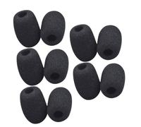 JOINPAYA 10pcs Blow Little Bee Microphone Covers for Lapel Headset Microphones Mic Windscreen Protection for Ktv Supplies and Recording Scenarios