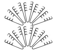 JOINPAYA 10pcs Fluffy Texture Styling Comb with Wide Teeth for Volume and Bangs Lift Anti-static Abs Hair Pick Comb Suitable for Men and Women Universal Hair Type Compatibility