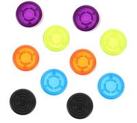 JOINPAYA 10pcs Guitar Effect Pedal Knob Caps for Footswitch Protection with Enlarged Touchable Surface Made of Sturdy Abs Material Suitable for Guitar Effect Pedals Simple and Beautiful