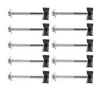 JOINPAYA 10pcs Iron Trampoline Screws Set, Abrasion-resistant and Not Easy to Deform, Anti-falling Fixation Screws for Enhanced Stability in Trampoline Accessories