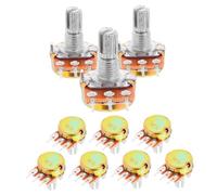 JOINPAYA 10pcs Linear Taper Potentiometer Variable Resistor for Electric Guitar Volume Control DIY Electronic Projects Breadboard Trim Potentiometer