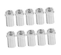 JOINPAYA 10pcs M6 6mm Inner Diameter Iron Drum Swivel Nuts for Floor Drum Tom Lug Replacement Spare Parts Silver Accessories for Snare and Jazz