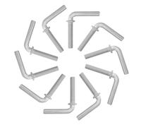 JOINPAYA 10pcs M8x38mm 7-shaped L-bolts Fan Pedestal Replacement Screws Heavy Duty Locking Bolts for Electric Floor Fan Base Assembly and Stabilization