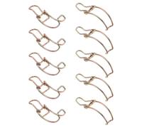 JOINPAYA 10pcs Metal Air Filter Housing Clips for Car Replacement, Sturdy Spring Clamp for Intake Cleaner Cover, Secure Firm Connection Automotive Clip Pack