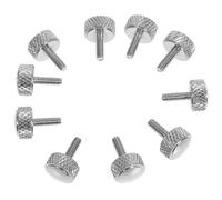 JOINPAYA 10pcs Metal Vernier Calipers Thumb Screw Knobs M2 Threaded Bolts with High Strength and Fine Craftsmanship for Prolonged Use, Convenient Locking Screws for Precision Measuring
