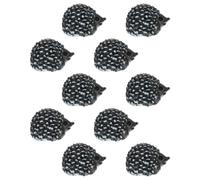 JOINPAYA 10pcs Mini Hedgehog Figurines Resin Animal Statues Lightweight Fine Workmanship Miniature Garden Decor for Car and Mini House Landscape