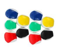 JOINPAYA 10pcs Mini Tossing Bean Bags for Outdoor Games and Classroom Fun Lightweight Soft Juggling Balls with Anti-bounce Irregular Shape Colorful Beanbag Game for Family Activities